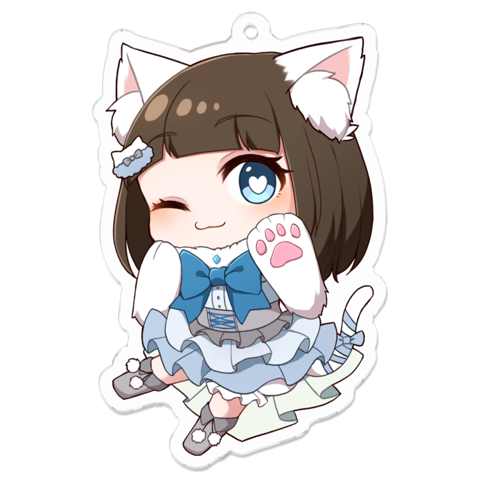 アクリルキーホルダー - 70 x 70 (mm)