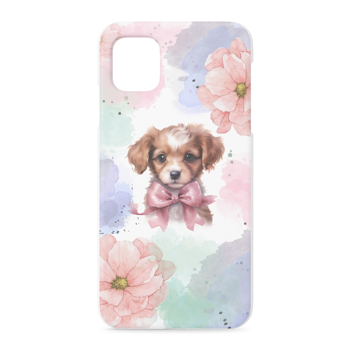 3.ピンク iPhoneケース - iPhone 11 - 正面印刷のみ(2)