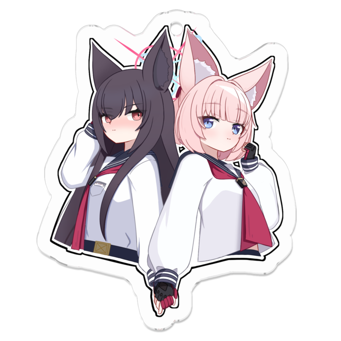 ニコ＆ユキノ (A) - 50 x 50 (mm)