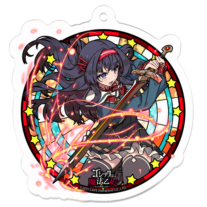 カレン 学園乙女 アクリルキーホルダー ゴシックは魔法乙女 ケイブオンラインショップ Booth