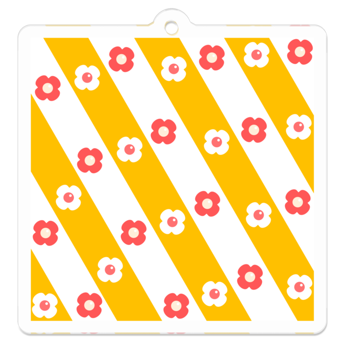 アクリルキーホルダー（コーティング） - 50 x 50 (mm)(1)