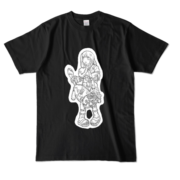 カラーTシャツ - L - ブラック (濃色)
