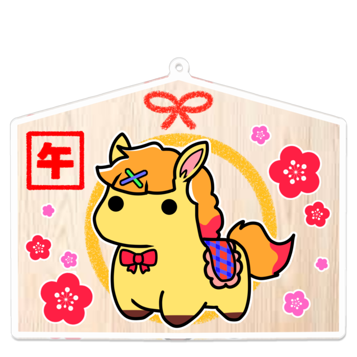 アクリルキーホルダー - 100 x 100 (mm)