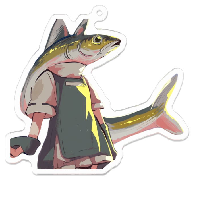 アクリルキーホルダー - 70 x 70 (mm)