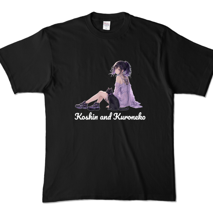 カラーTシャツ - XL - ブラック (濃色)