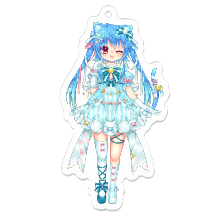 アクリルキーホルダー - 70 x 70 (mm)
