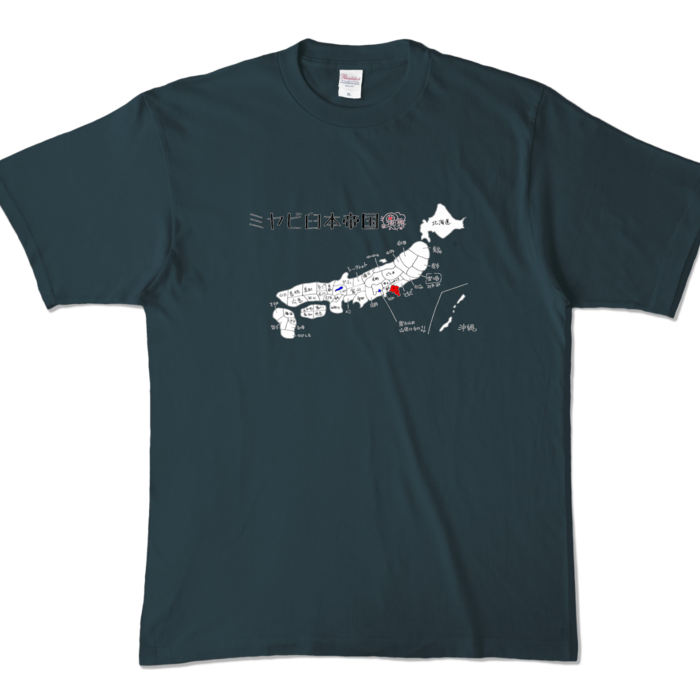 カラーTシャツ - XL - デニム (濃色)