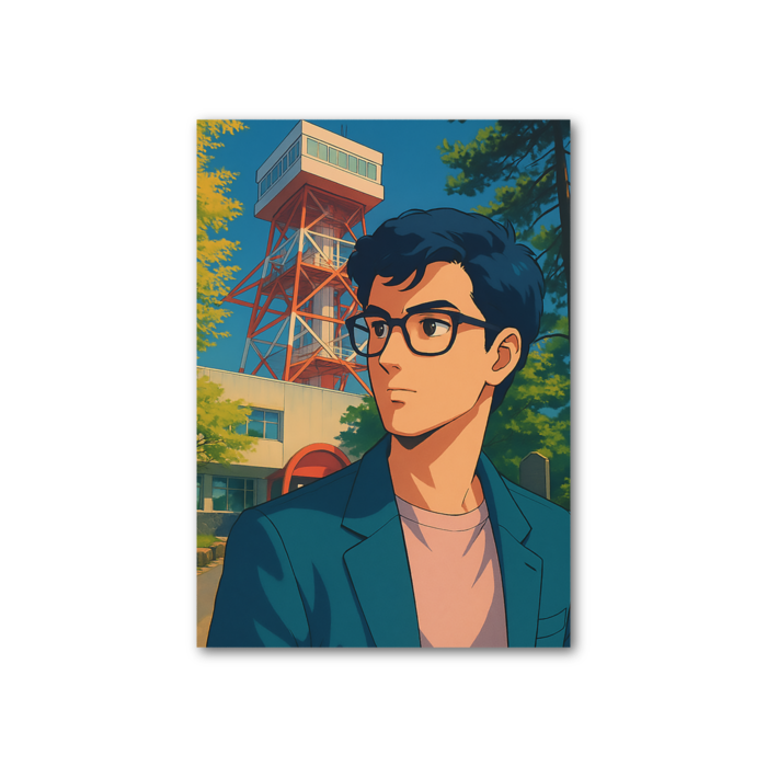 フォト風カード - 縦 - 片面