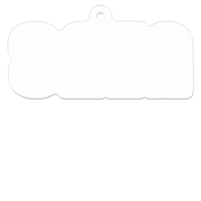 アクリルキーホルダー - 50 x 50 (mm)