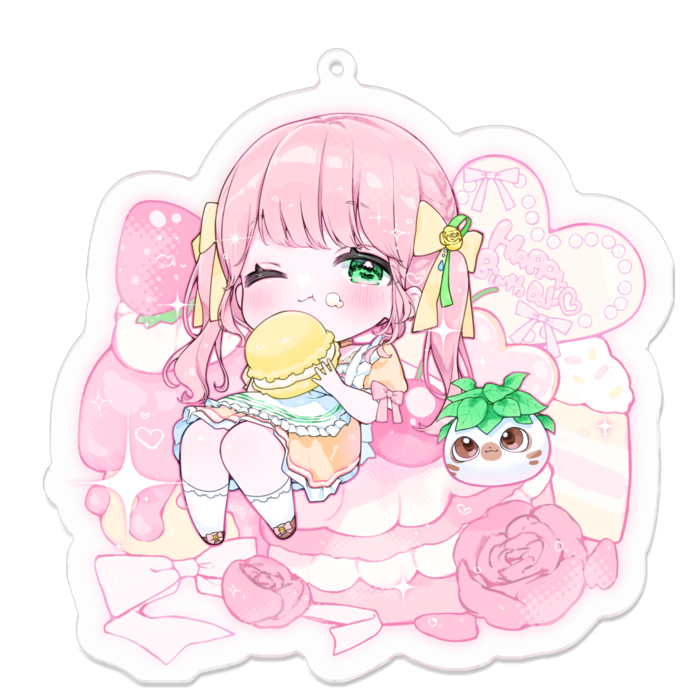 アクリルキーホルダー - 100 x 100 (mm)