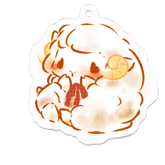 アクリルキーホルダー - 50 x 50 (mm)