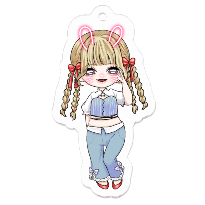 アクリルキーホルダー - 50 x 50 (mm)