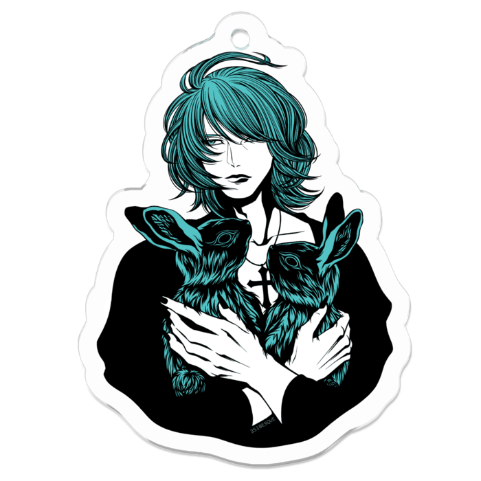 アクリルキーホルダー - 50 x 50 (mm)