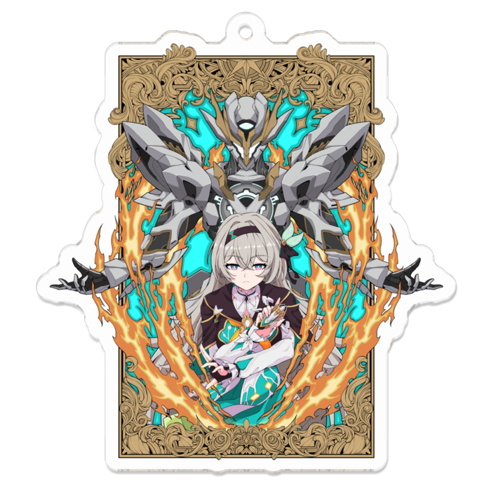 アクリルキーホルダー - 70 x 70 (mm)