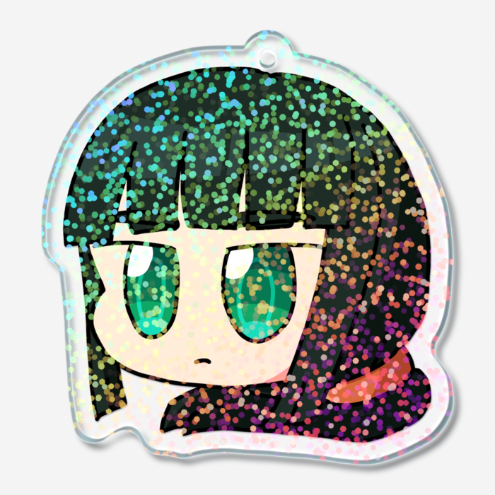 ホログラムアクリルキーホルダー - 50 × 50mm