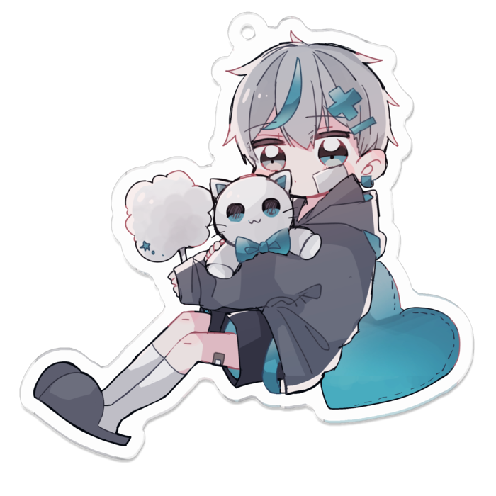 アクリルキーホルダー - 70 x 70 (mm)