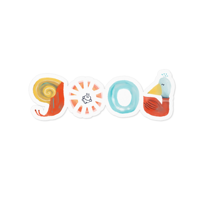ステッカー - 100 x 100 (mm)