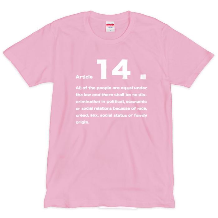 Tシャツ（シルクスクリーン印刷） - L - 1色(3)