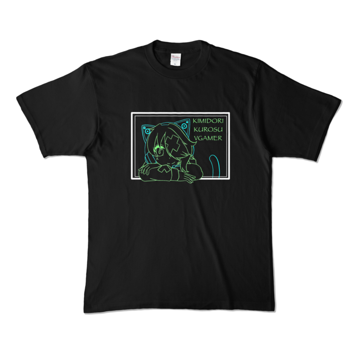 カラーTシャツ - XL - ブラック (濃色)