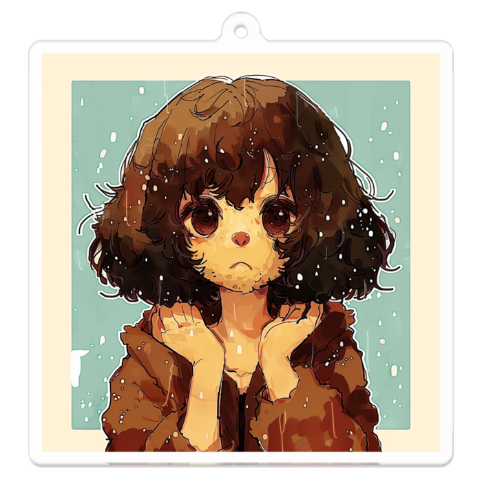 アクリルキーホルダー - 70 x 70 (mm)(1)