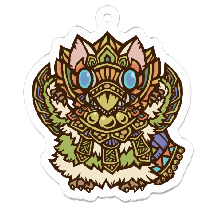 アクリルキーホルダー - 50 x 50 (mm)