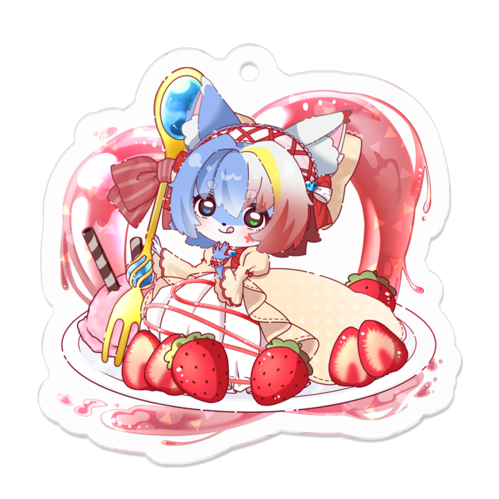 アクリルキーホルダー - 50 x 50 (mm)