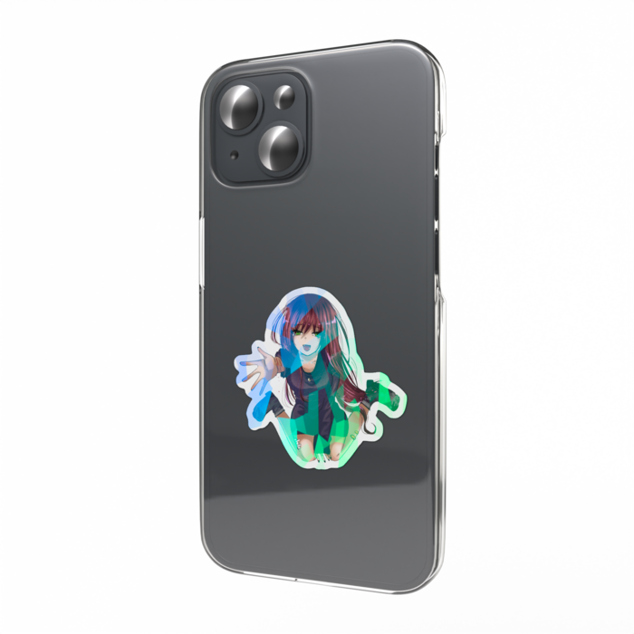 ホログラムスマホステッカー - 縦