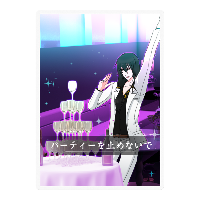 ステッカー - 100 x 100 (mm)