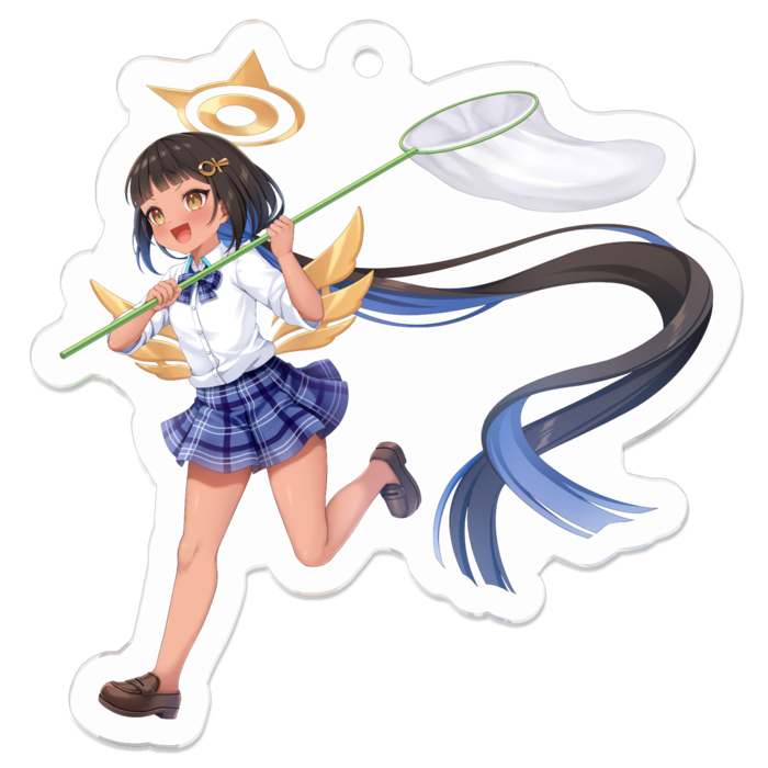 アクリルキーホルダー（コーティング） - 50 x 50 (mm)