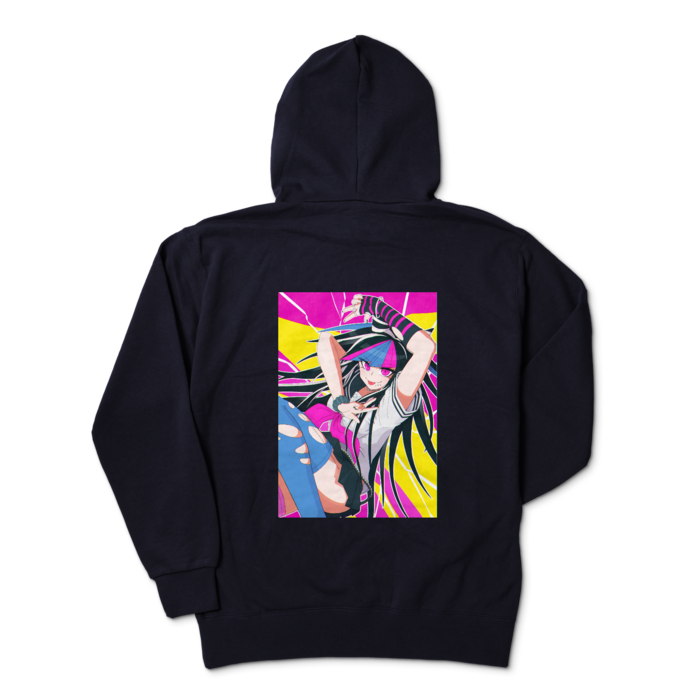 ジップパーカー - XL - ネイビー