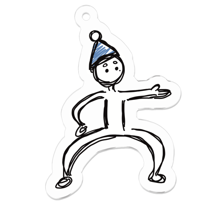 アクリルキーホルダー - 50 x 50 (mm)