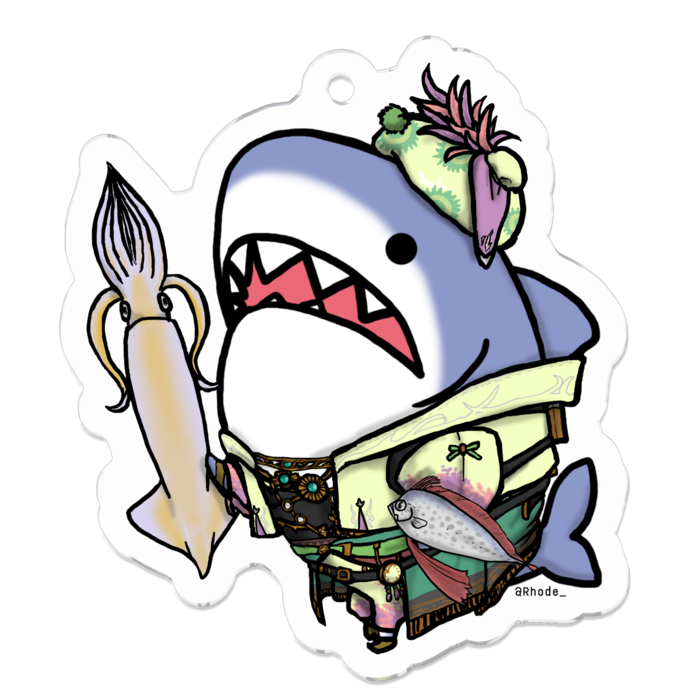 アクリルキーホルダー - 50 x 50 (mm)