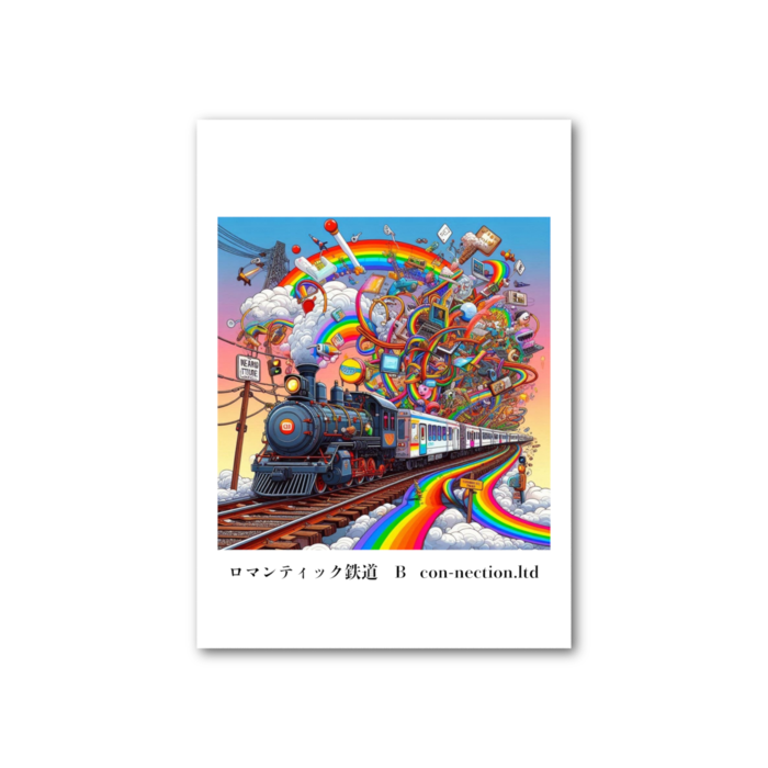 フォト風カード - 縦 - 片面