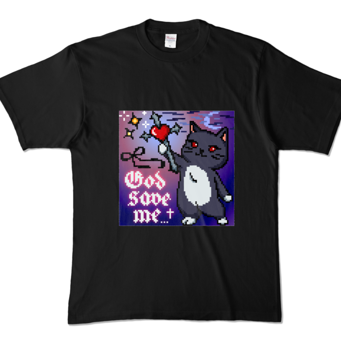 カラーTシャツ - XL - ブラック (濃色)