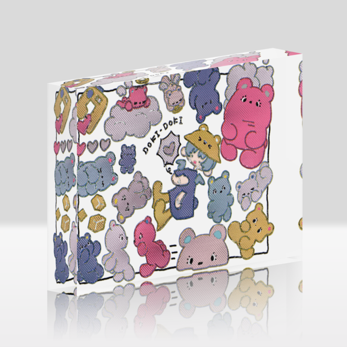 アクリルブロック - 148x100mm(ぷるぷる)