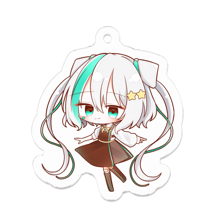 アクリルキーホルダー - 50 x 50 (mm)