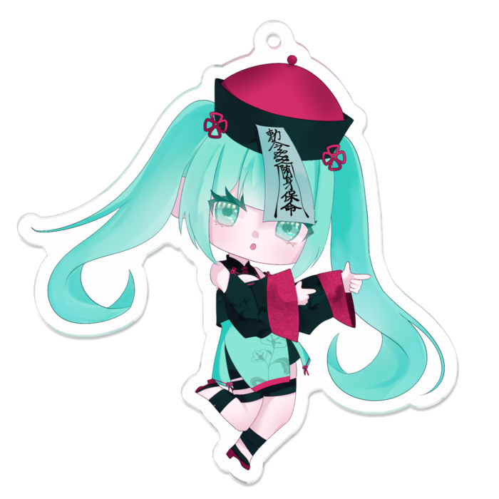 アクリルキーホルダー - 70 x 70 (mm)