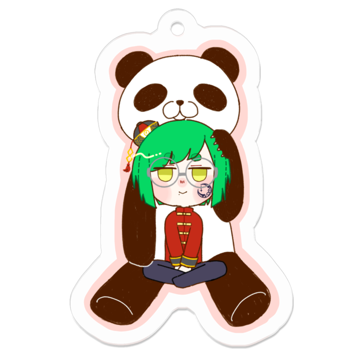 アクリルキーホルダー - 50 x 50 (mm)