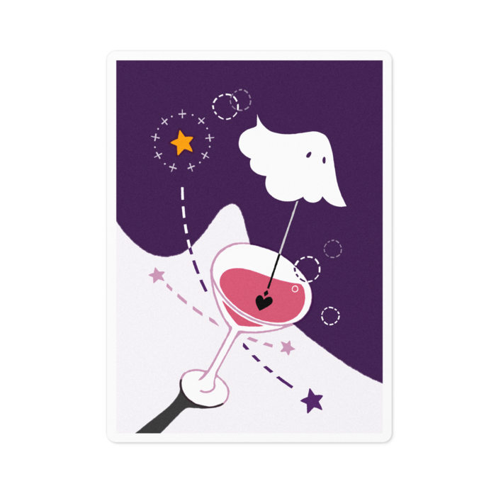 ステッカー - 100 x 100 (mm)