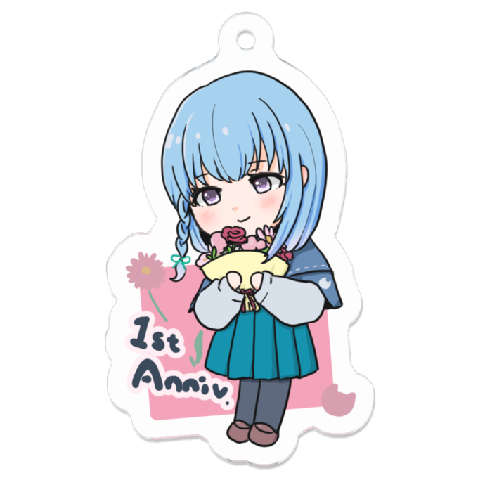 アクリルキーホルダー - 50 x 50 (mm)