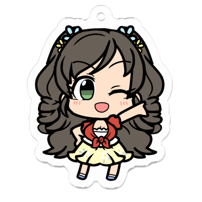 アクリルキーホルダー - 50 x 50 (mm)