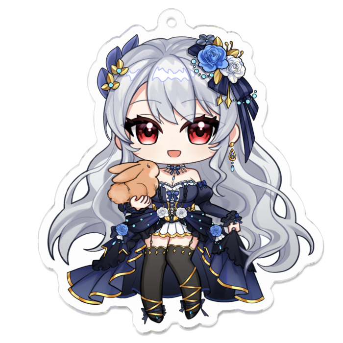 アクリルキーホルダー（コーティング） - 70 x 70 (mm)