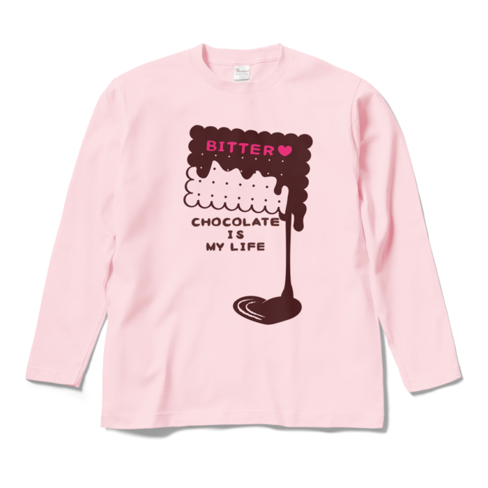 ロングスリーブTシャツ - M - ライトピンク