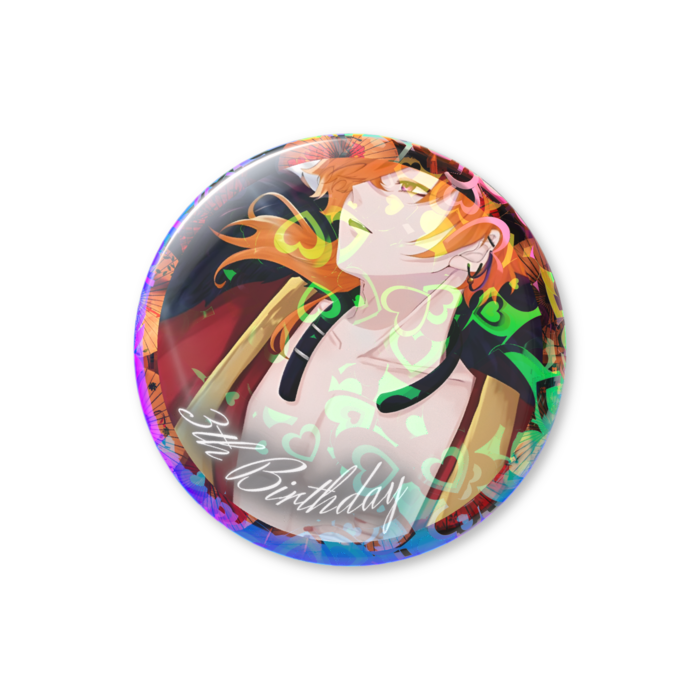 ホログラム缶バッジ - 44mm