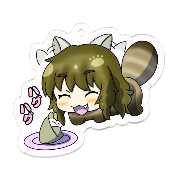 アクリルキーホルダー - 50 x 50 (mm)