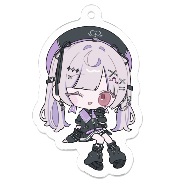アクリルキーホルダー - 50 x 50 (mm)