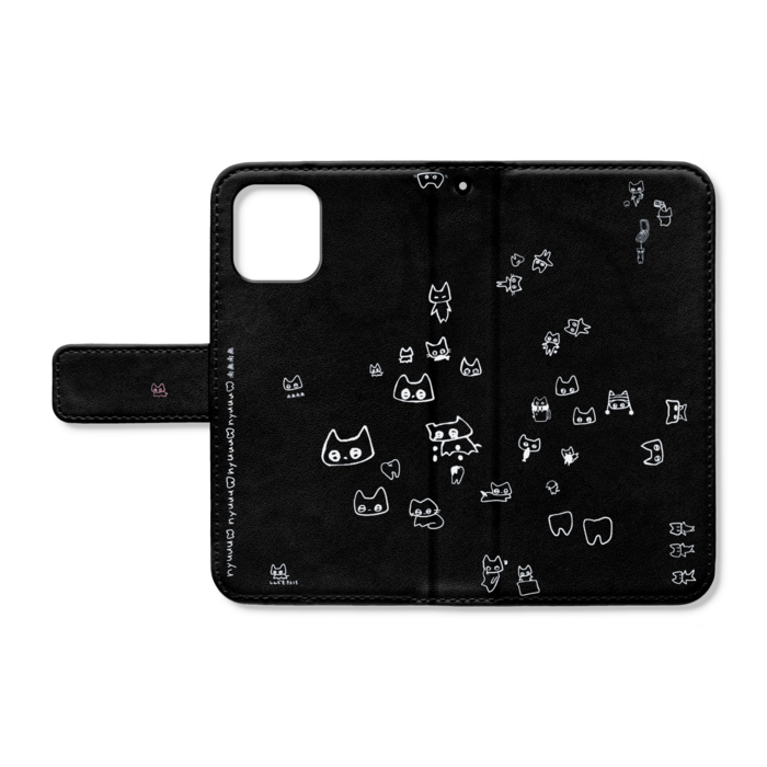 手帳型iPhoneケース - iPhone12 mini - ストラップ穴 あり
