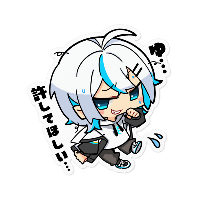 ステッカー - 100 x 100 (mm)