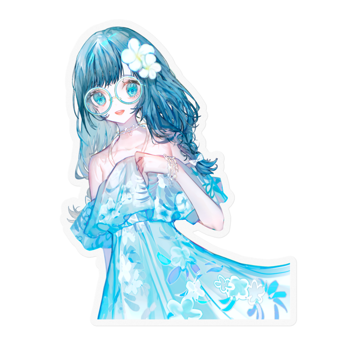 ステッカー - 100 x 100 (mm)