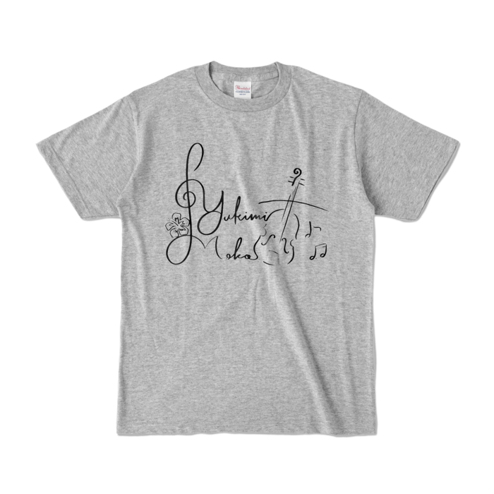 カラーTシャツ - S - 杢グレー (濃色)